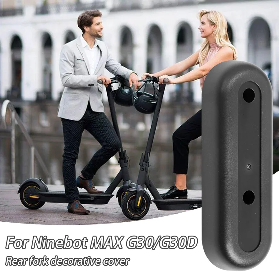 For Ninebot MAX G30 G30D Rear Fork Decorative Cover and Stickers Replacement Electric Scooter Accessories Wheel Protection Shell