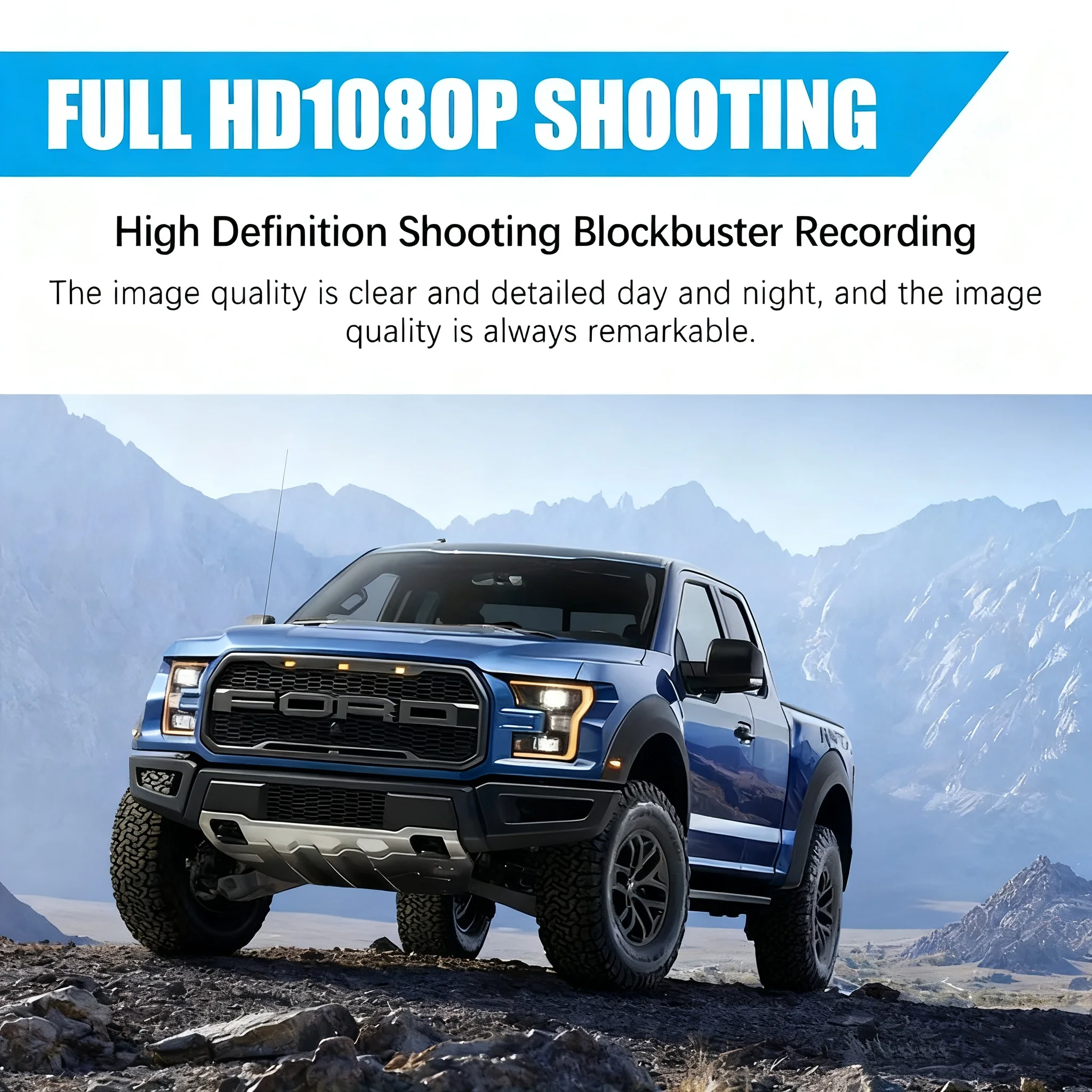 1080P 4 Channel WiFi Car Dash Cam 360° Night Vision 24H Parking Monitor 128G Card Option