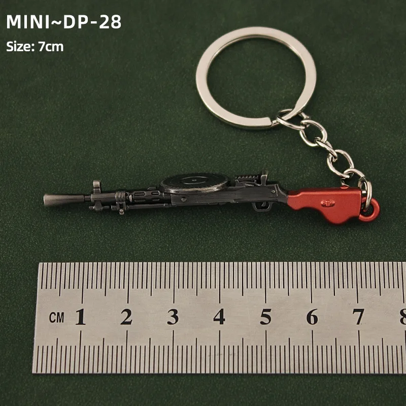 Game Keychain Jewelry Weapon Mini Model Metal Pendant Key Chain Fashion Chaveiro Bag Car Key Holders Gift For Kids Men