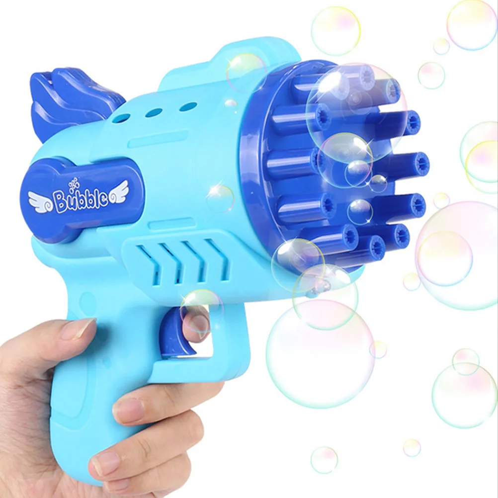 1Set Electric Bubble Machine for Kids Premium Plastic Bubble Blower with Colorful Lights Fun Birthday Party Gift Child