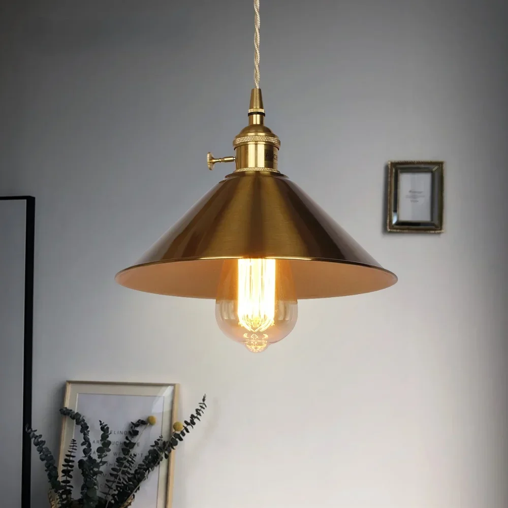 

Pendant New light Nordic E27 Head Led Vintage Pendant Lamp With Button Switch Hanging Lamp For Bedroom Living Room