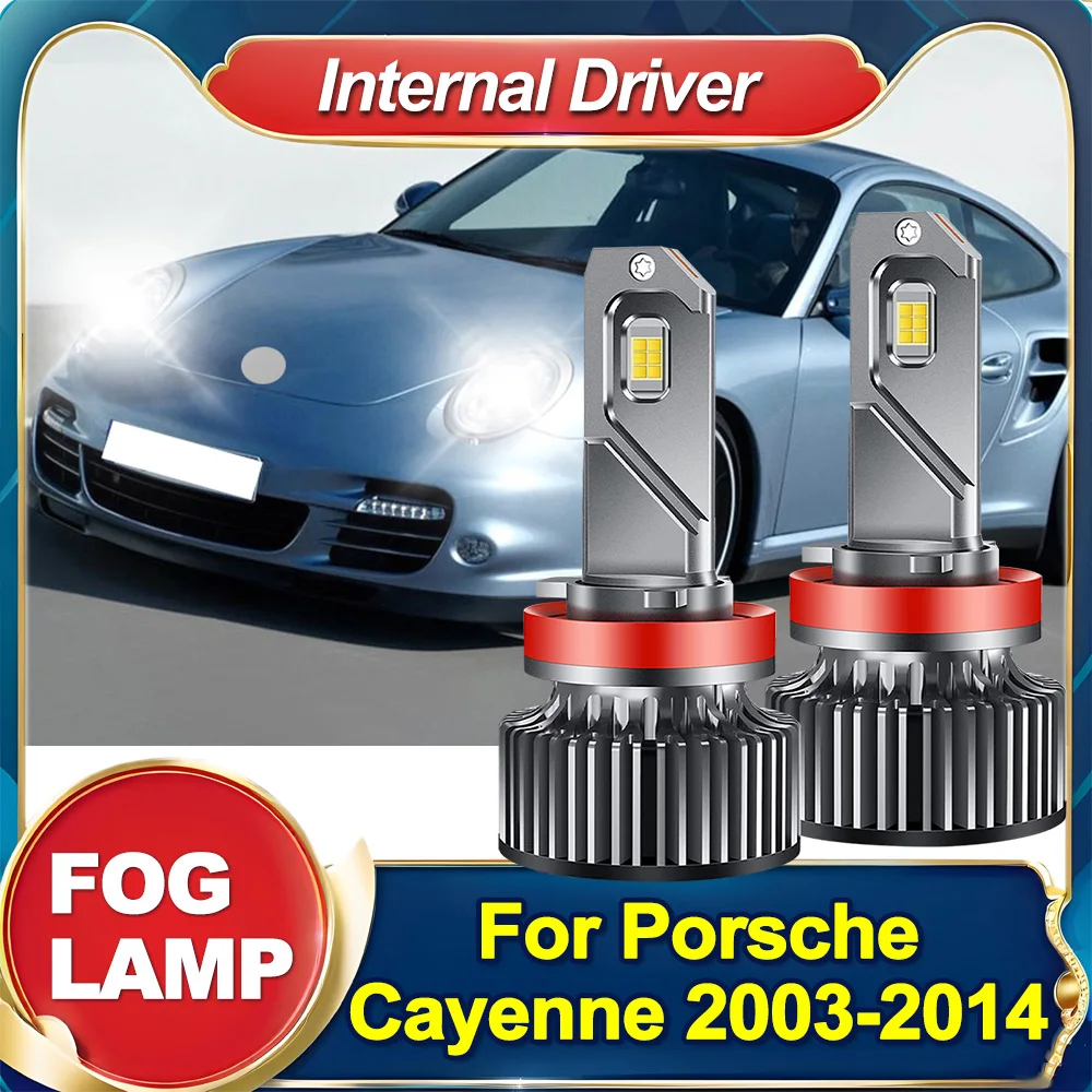 

H11 H8 H9 LED Fog Light Bulbs DRL Real 360 Degree illumination Fog Bulbs Front Fog LampFor Porsche Cayenne 2003-2014