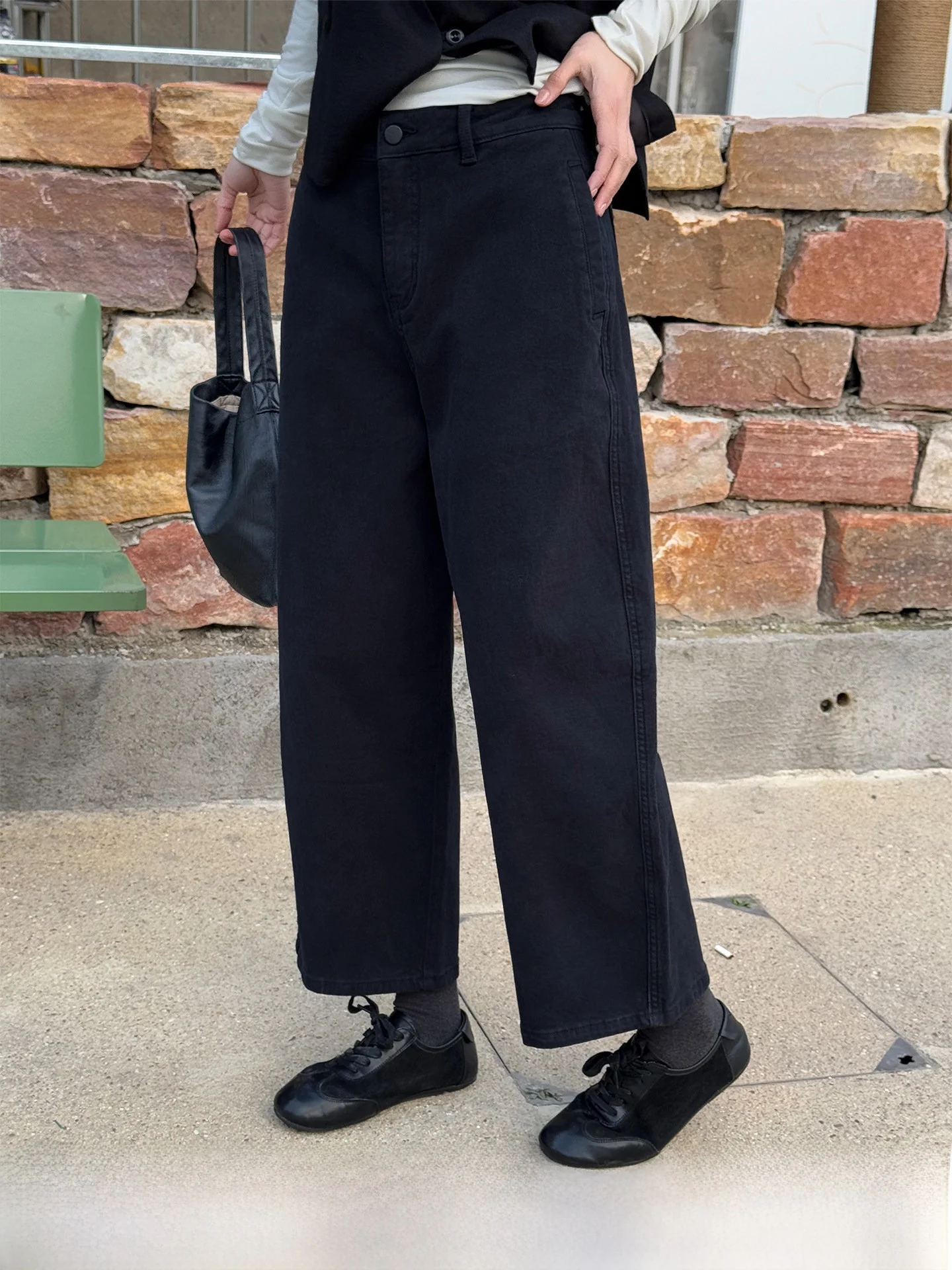 

Женские зимние модные брюки-дудочки в стиле ретро с флисовой подкладкой, прямые, с естественной талией, из смесового хлопка, удобные для повседневной носки