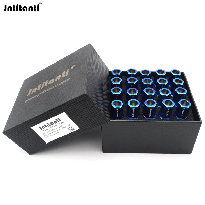 Jntitanti  Factory Gr5 titanium wheel  bolt M14*1.25*40mm Long head for BMW MINI and Toyota