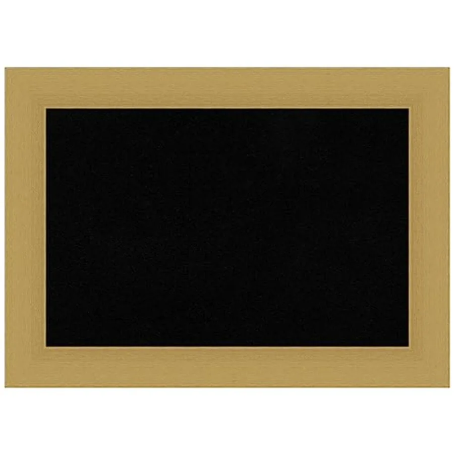 

Черная пробковая доска для стен 16x22 с золотой рамкой, маленькая пробковая доска для заметок, декор для офиса и дома, для организации пространства
