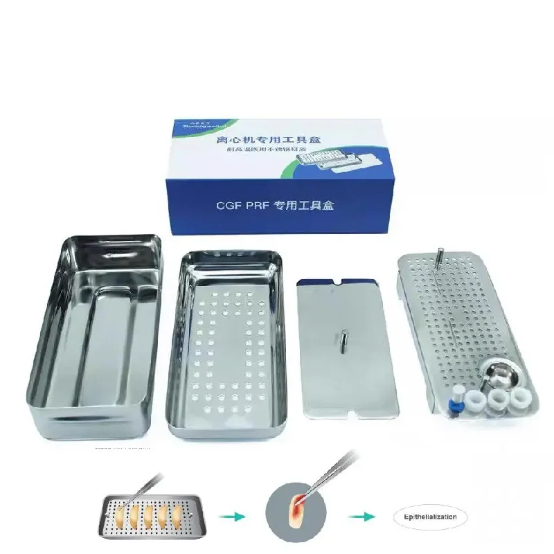 Dentistry CGF PRF Centrifuge Instrument Box Dental Implant Surgery Tool Kit Storage Case Dental Implant Surgical Organizer Box