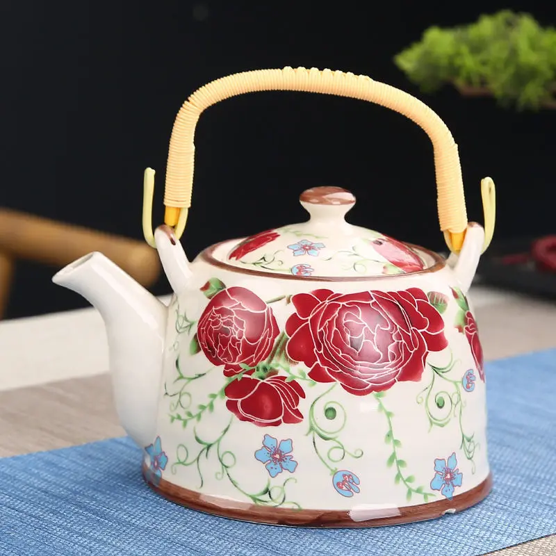 900ml Pot Large Ceramic Capacity Porcelain Teapot With Filter Water Chinese Kung Fu Kettle Teaware Drinkware Kettle Green Tea