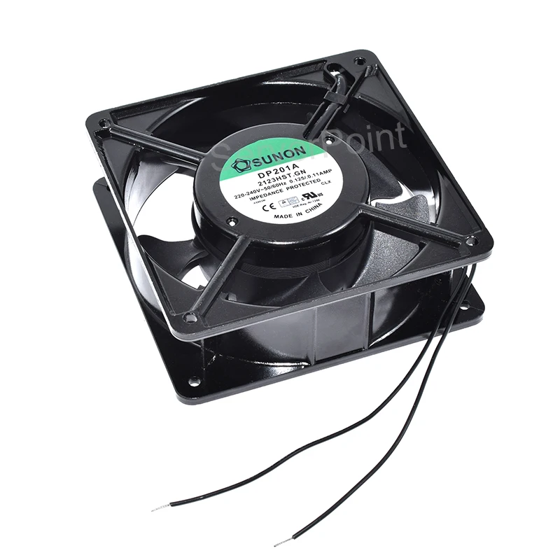 

Genuine New 2123HST.GN 220-240V 50/60Hz 0.125/0.11AMP 120*120*38MM Two Wires Cabinet Cooling Fan