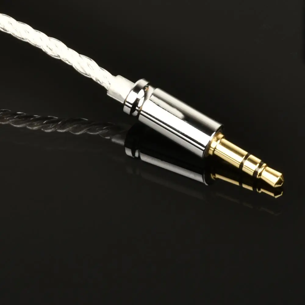 Tiandirenhe 4 strand Silver-plated earphone cable For TFZ TD19