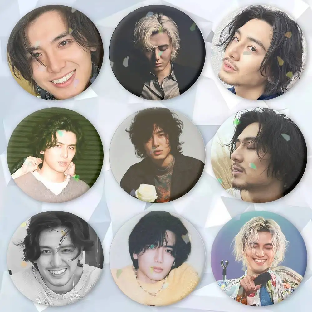 

2026 Singer F-Fujii Kaze Brooches Cartoon Badge Pins Backpack Hat Accessories Friend Gift