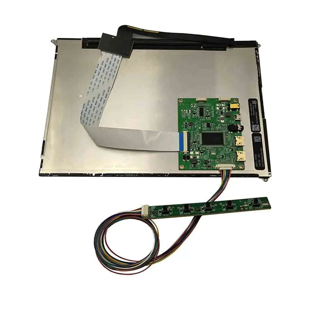 LCD Monitor Kit For LP097QX1 2K 2048X1536 LED Screen Panel Mini-HDMI Controller Driver Board