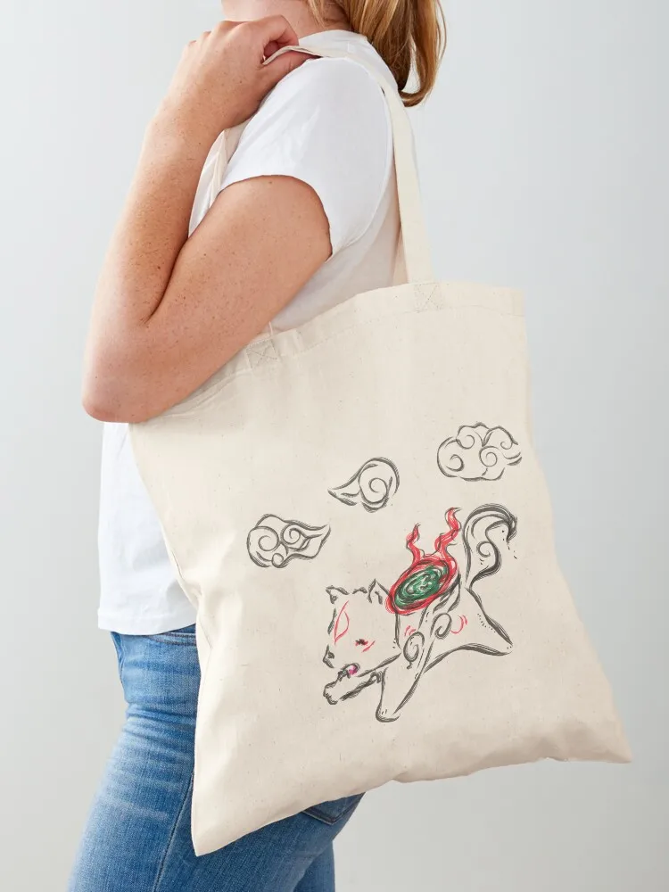 

Okami Den Tote Bag reusable grocery bags bags for women Gift bag Fabric bag