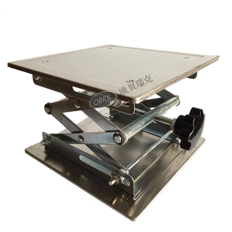 

200*200mm Stainless Steel Lab Support Jack Lifting Table Raising Platform