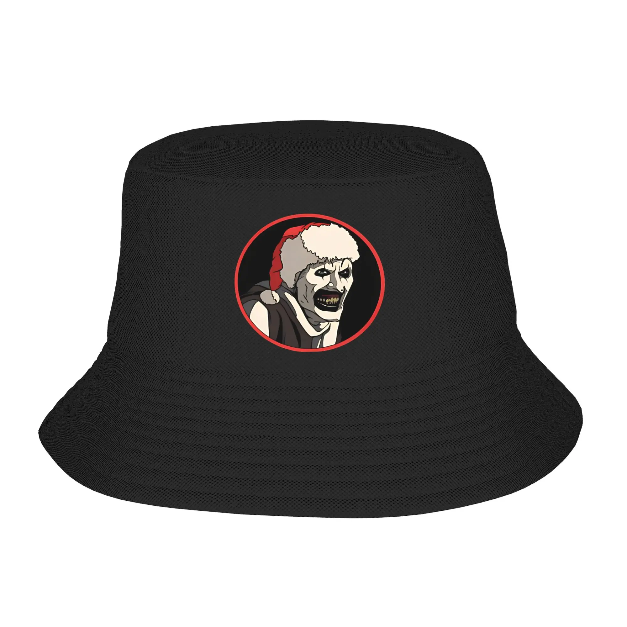 Schreckensbringer   Bucket Hat Terrifier Hawaii Fisherman Caps Soft Fold Fishing Sun Hats For Unisex Casual Design Cap