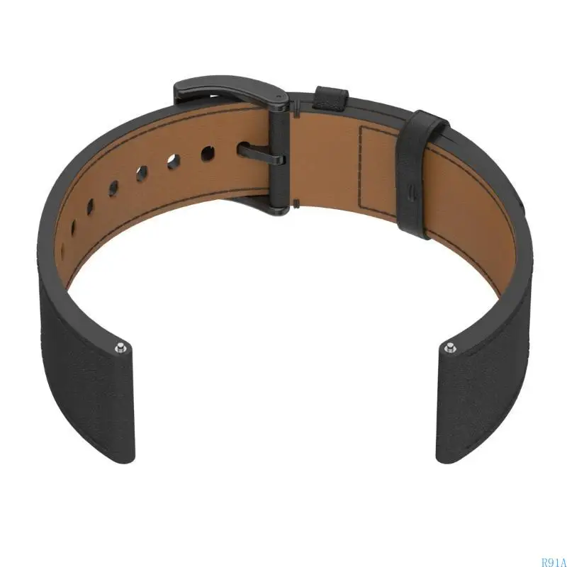R91A Leather 22 มม. Band Universal Leather Watch สายรัดสบายสำหรับนาฬิกา GT5