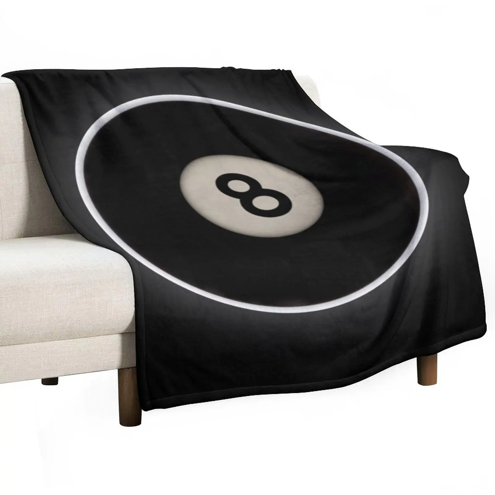 Eight ball eclipse Throw Blanket Stuffeds Personalized Gift Picnic Blankets