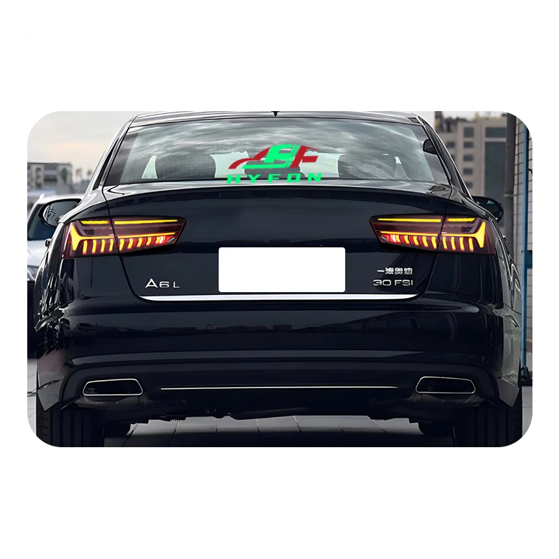 Dla A6 C7 C7pa 2012-2018 Upgrade C8 Style Full LED Rear Tail Lights Reverse Lights Streaming Turn Signal Plug & Play