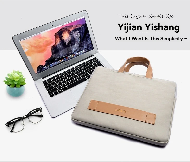 Laptoptasche für MacBook Air Pro 16, Notebook-Hülle, Hülle, HP, Huawei, Lenovo, Dell 13,3 14 15,6 Zoll, Schultertasche, Aktentaschen – Detail 6
