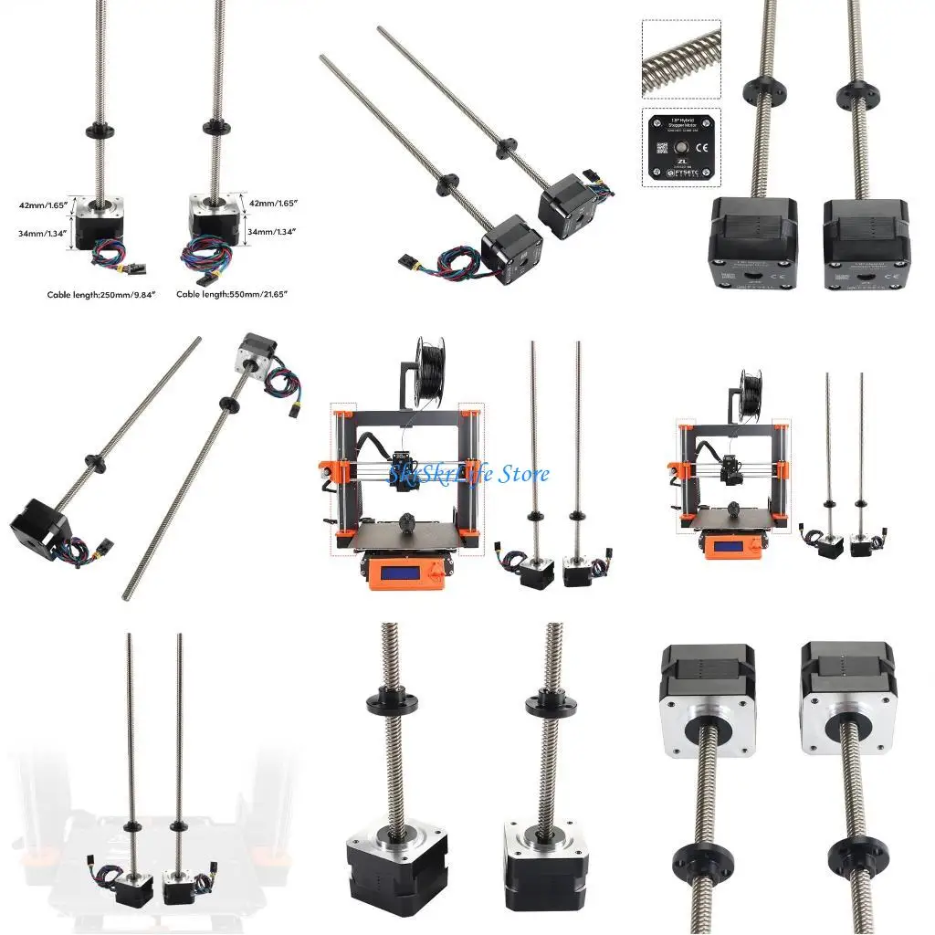 

E65E 4pcs Stable Printing Motors 42 Двигатели экструдеров для Prusai3 -принтер