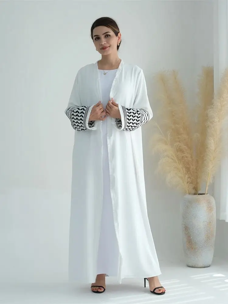 Ramadan Eid Taseel Abaya Dubai Luxury Muslim Kimono Kaftan Dress Kebaya Abayas For Women Caftan Marocain Robe Femme Musulmane