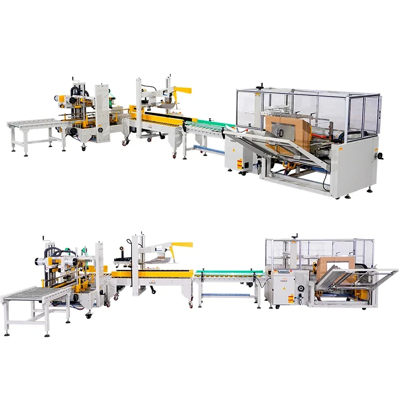 

Packing machine case erector and bottom sealer carton erector carton sealer erecting equipment