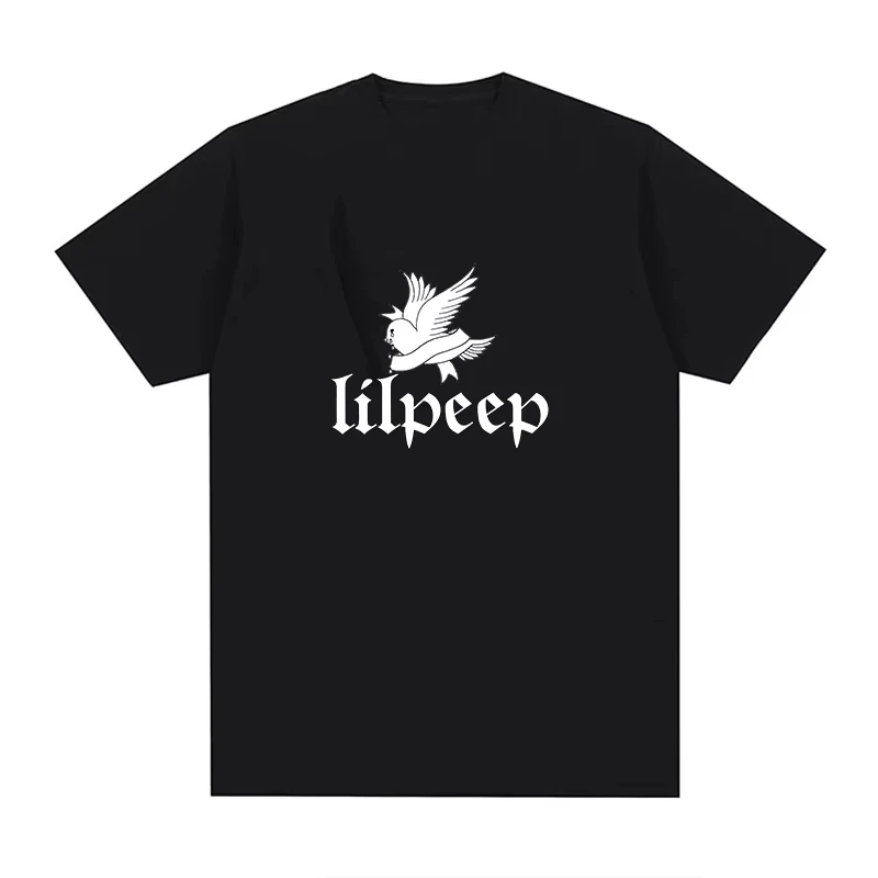 

Lil Peep T-Shirt Men Women Plus Size Fashion O-Neck Breathable Casual Streetwear Harajuku Oversized Printed Unisex Tees