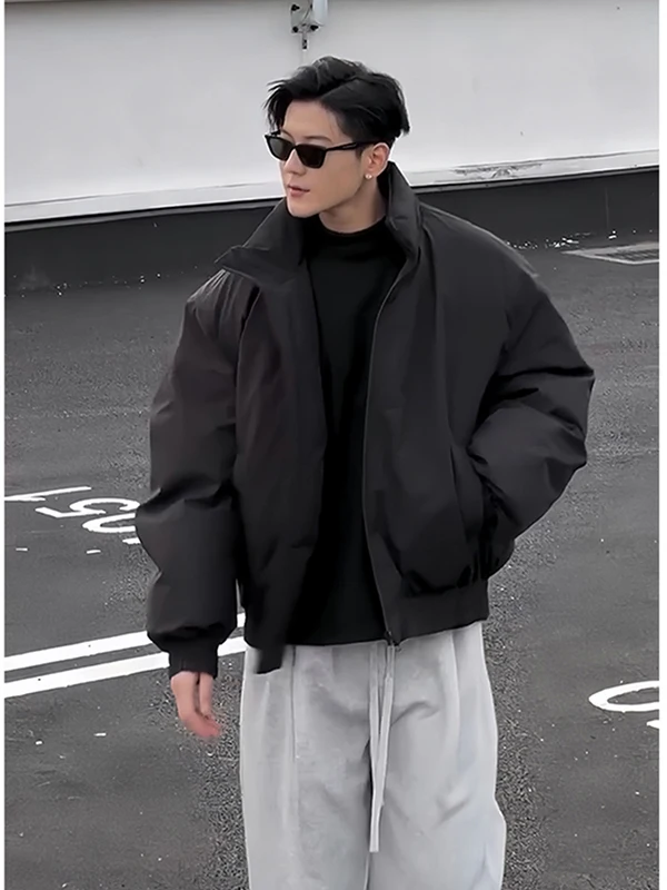 

Bla Flight Jaet Cotton Coat Men's Sle Autumn Winter Outerwear Cleanfit American Cool Cotton Clothes for Men