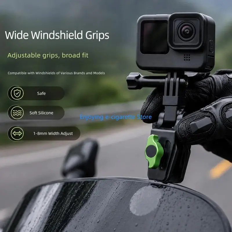 Windschutzscheiben-Klemmhalterung für Action6/5Pro-Kameras mit 2-Stift-Anschlüssen, verstellbaren Legierungshalterungen und – Detail 10