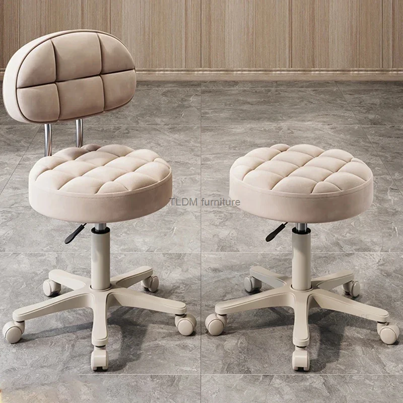 Modern Barber Chairs Beauty Salon Special Lift Swivel Chair Barber Shop Round Stool Nordic Salon Furniture Home Makeup Chair Z