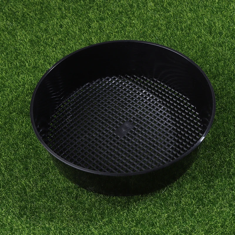 

Garden Flower Plant Nursery Plastic Soil Sieve Filter Mesh Round Soil Dirt Sifter For Soil Stone Sifting Filtration