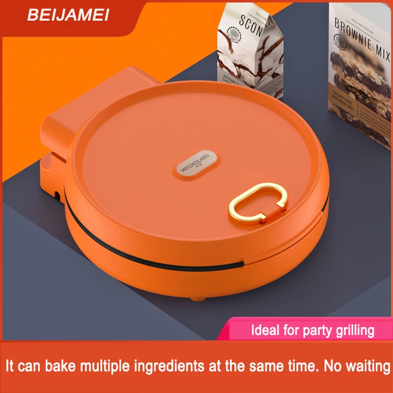 Multifunction Double Side Heating Electric Skillet Household Crepe Pancake Maker Pizza Pie Machine Grill BBQ Griddle Frying Pan