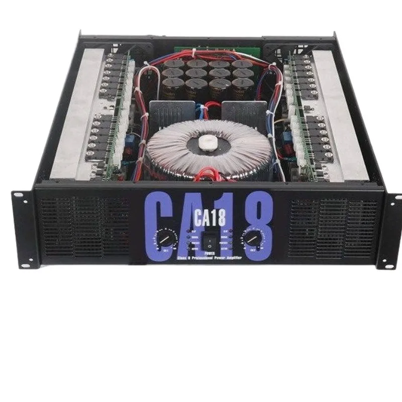 For Professional Power Amplifier CA68 CA30 CA20 Stage Performance KTV Bar Audio, Home Rear-level High-power 1800W