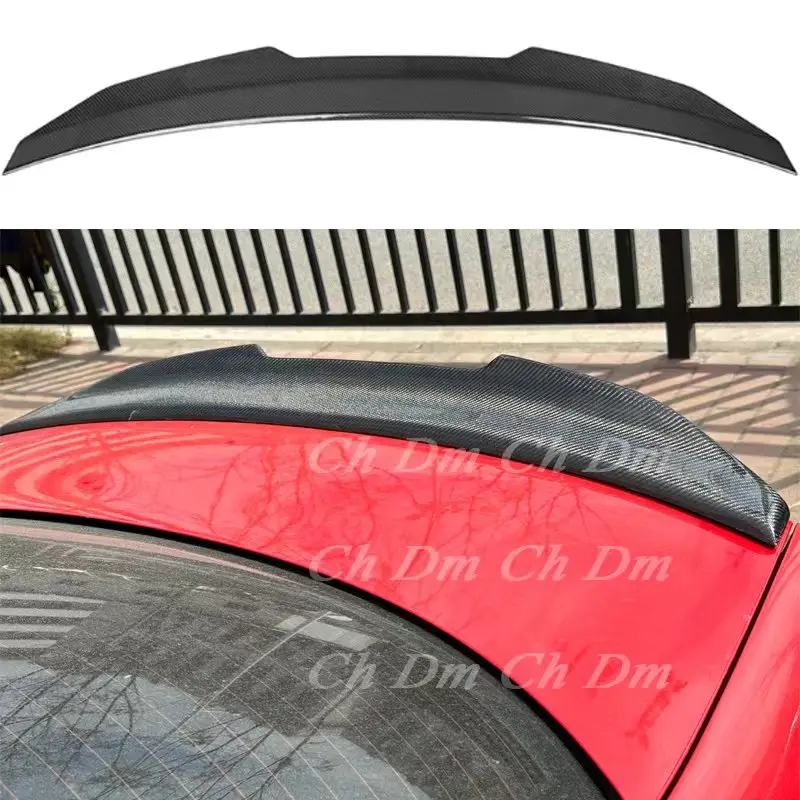 Car Rear Trunk Spoiler Wings Real Carbon Fiber For BMW 3 Series E46 320i 325i 330i Sedan 4Door 1998-2005 Auto Tail Boot Lid Wing