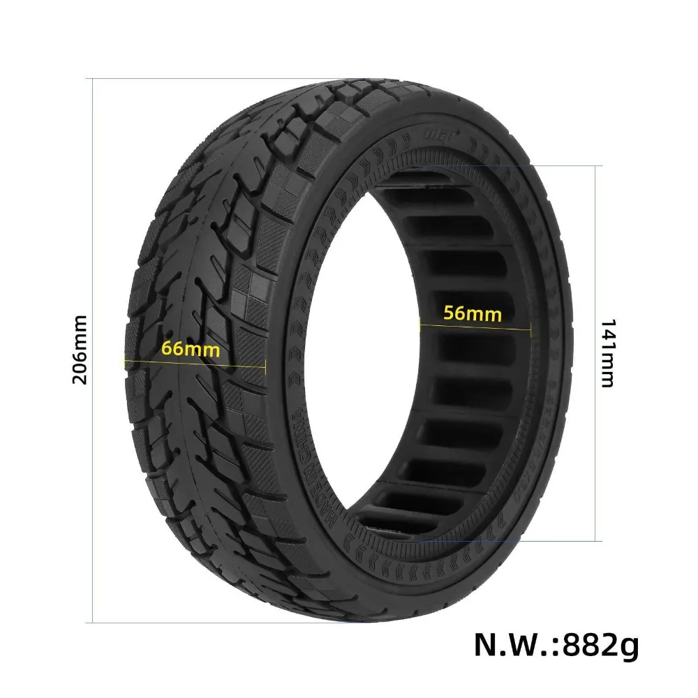 Ulip8.5*2.5 Off-road Solid Tire Inflation-Free Shock-Absorbing Puncture-Proof Honeycomb Tire Replacement Accessories