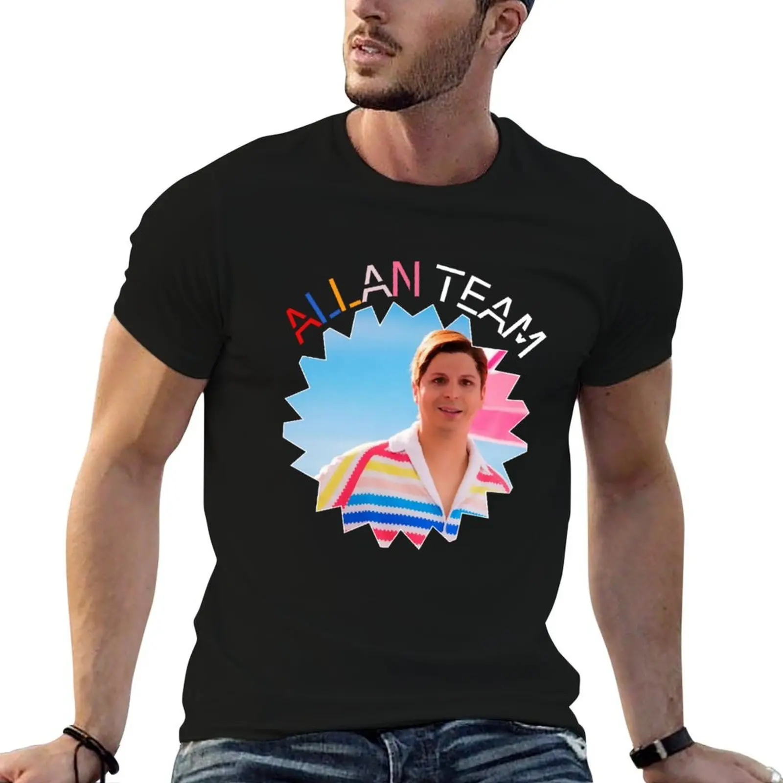 allan team T-Shirt funny meme t-shirts croswit shirt man oversized t shirt men