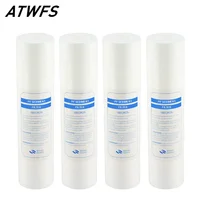 ATWFS 4-Pack 1-Micron PP Cotton Sediment Water Filter Cartridges