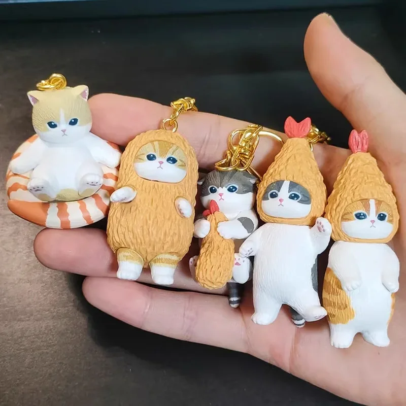 

Mufosand жареные креветки акула кошка брелок слепая коробка рюкзак кулон Коллекционная фигурка из ПВХ модные игрушки подарки-сюрпризы