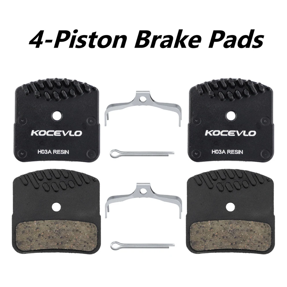 High Performance Bicycle Replacement Brake For Pads H03A for Models Featuring Four Piston Resin Cooling Technology