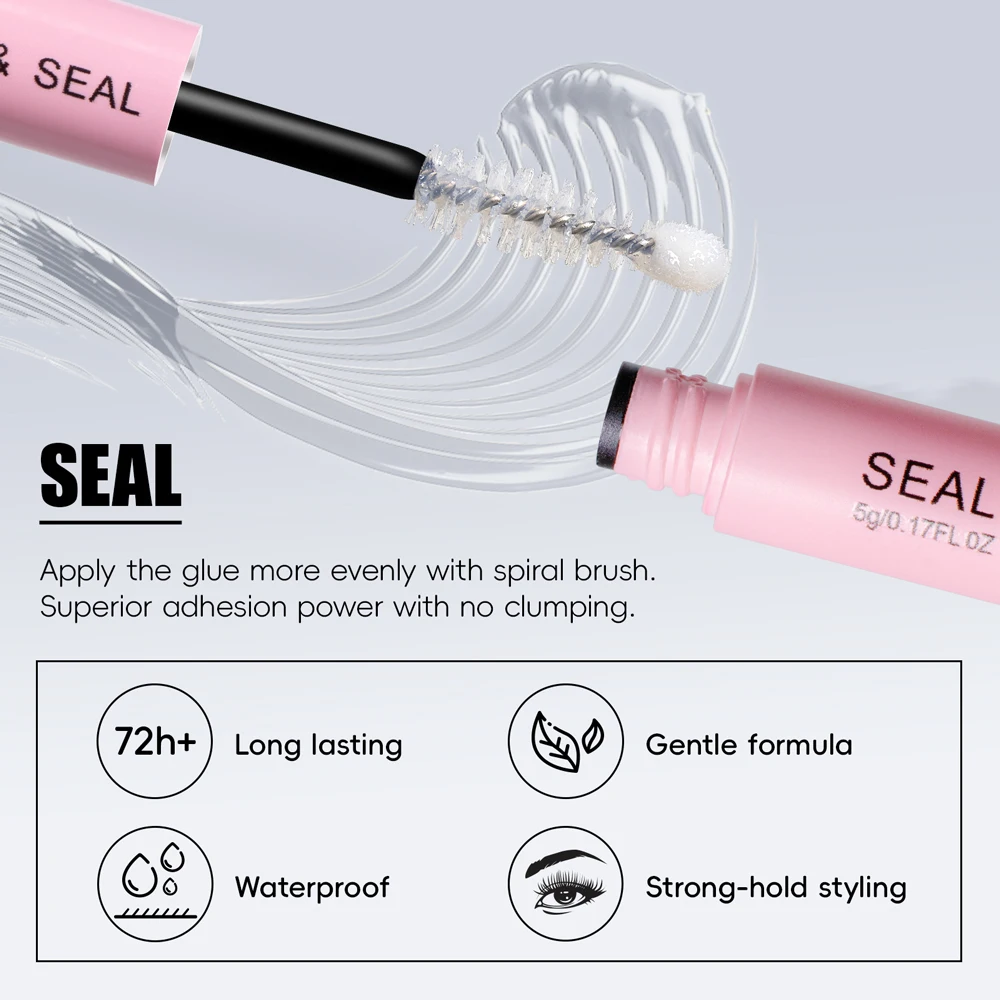 Eyelash Gluing and Sealing for Eyelash Clusters Strong Fixed Eyelash Glue Lasting 48H Eyelash Gluing Glue Eyelash Extension