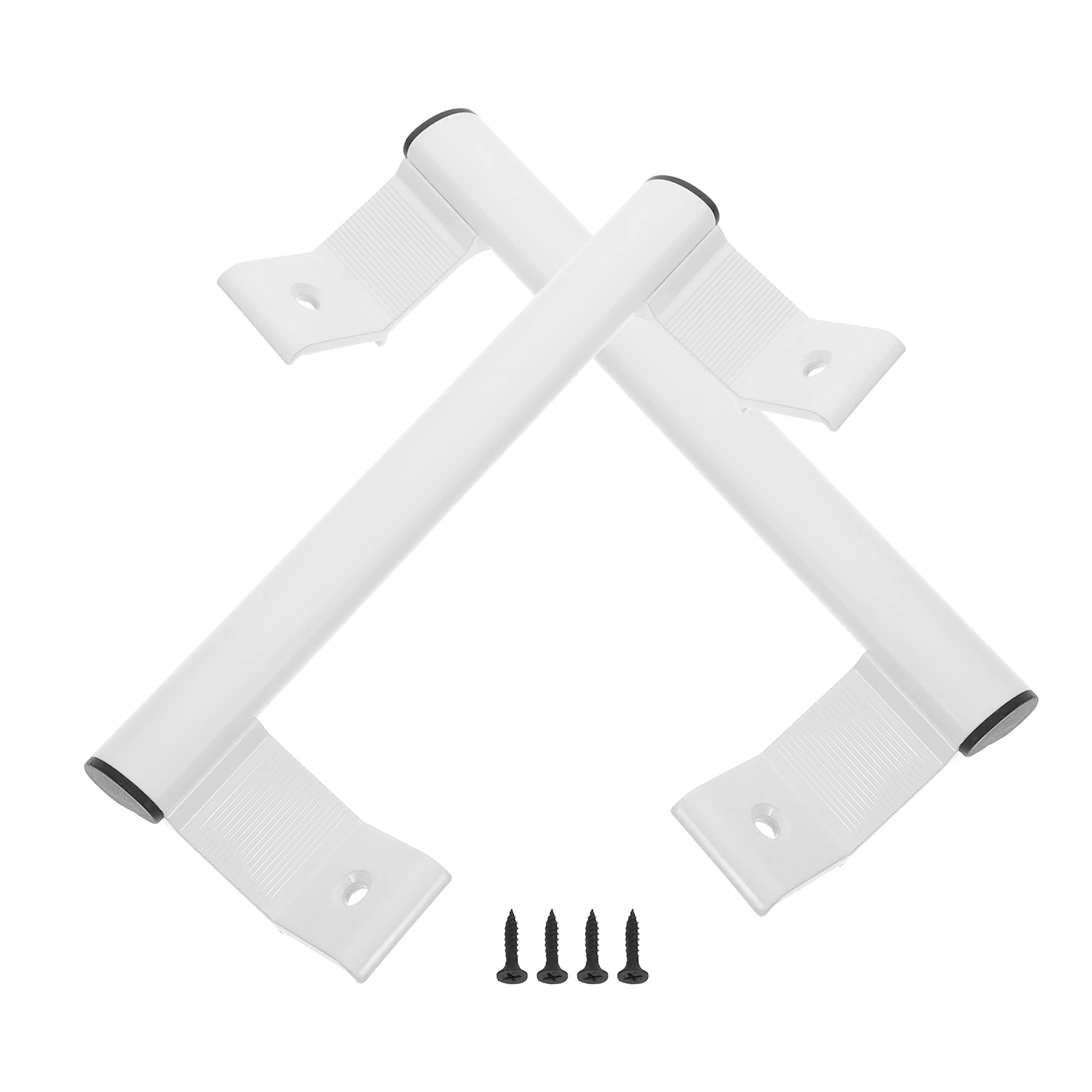 

2pcs Aluminum Closet Wardrobe Cabinet Pull Barn Glass Cabinet Closet Metal Door Gate Push Pull H Hardware