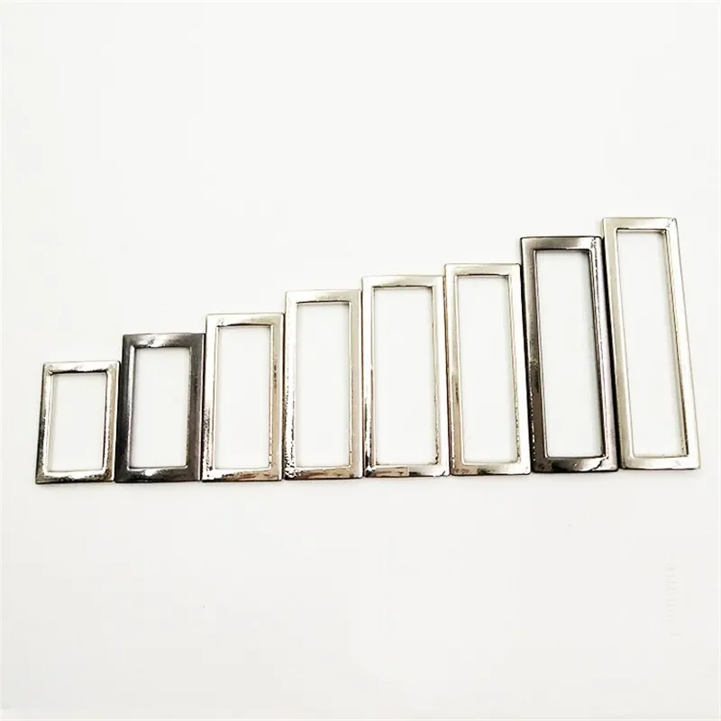 30 pcs NEW Rectangle Metal Dee Ring webbing Belt Ribbon Buckles 20mm 25mm 30mm 35mm 40mm 45mm 50mm