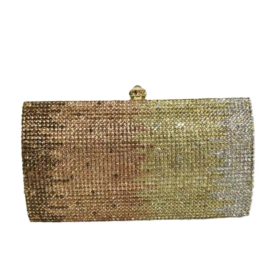

Diamond Dinner Gradual Change Of Color Crystal Bag Banquet Full Of Diamond Party Dress Women's Bolsos De Fiesta Para Mujer Boda