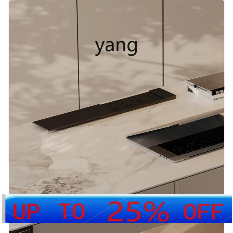 

yjq Home Study Design Advanced Stone Plate Desk Light Luxury Modern Saddle Leather Computer Desk