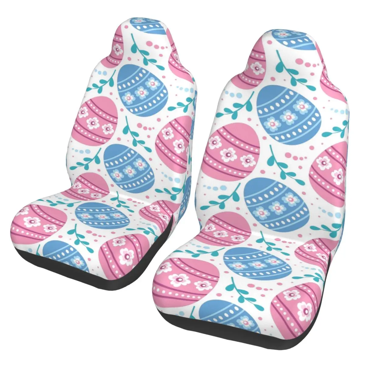 

Happy Easter Eggs Universal Car Seat Cover Four Seasons Travel Car Seat Covers Fiber Fishing
