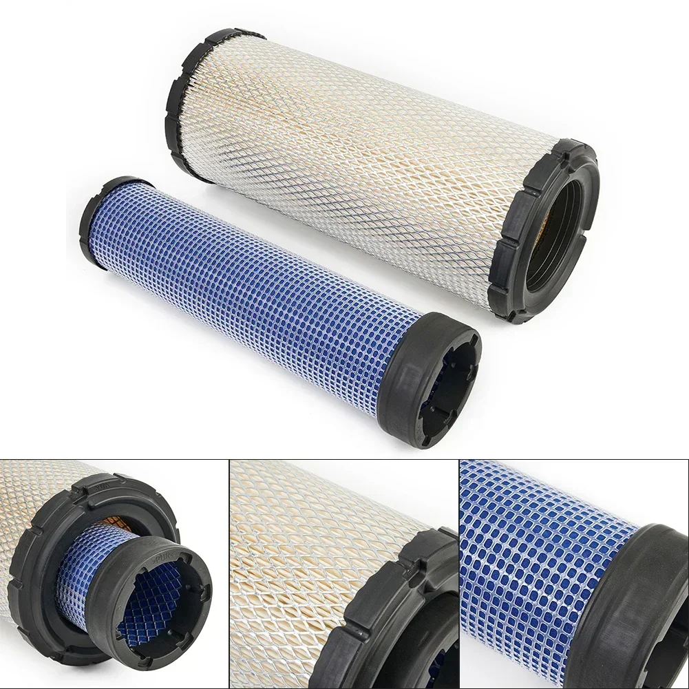 

Replace Worn out Filters with 59800 26110 3A111 19130 Air Filter Kit Compatible with For Kubota SVL75 SVL752 Skid Steer