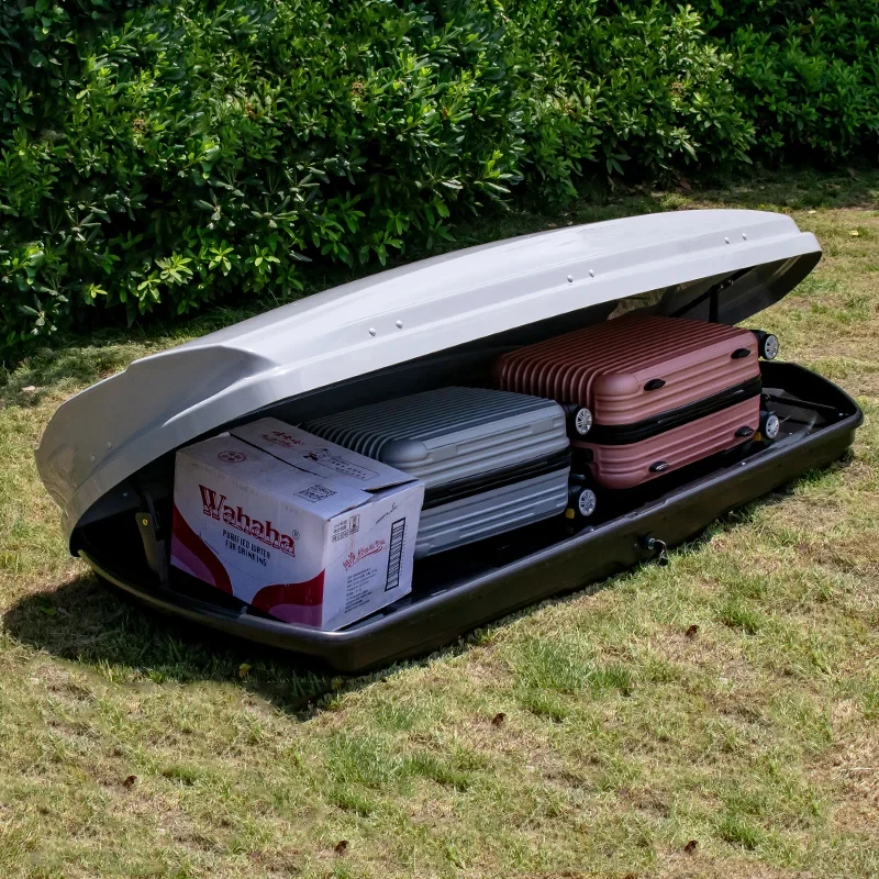 

High Quality 780L Roof Rack Storage Box Carbon Fiber Style ABS Luggage Case Universal for SUV Travel Use