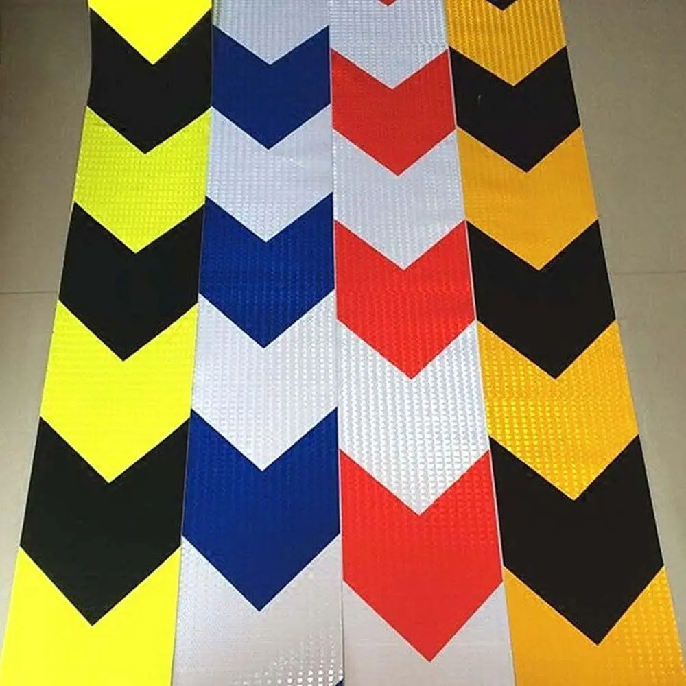 

PVC Luminous Truck Reflective Film Warning Light Reflector Safety Tape Car Safety Mark Stickers Arrow Strip Stickers