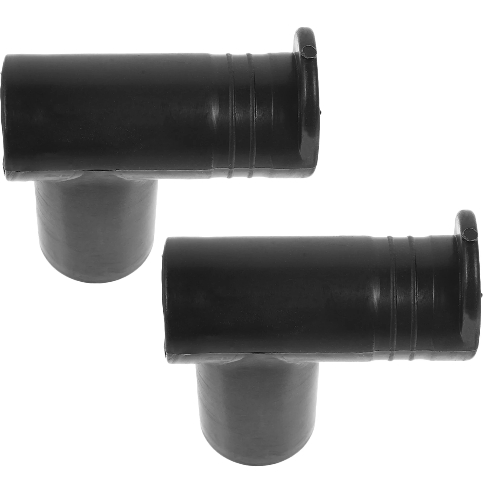 

2Pcs Right Angle Joint Plug Black Plastic Connector for Clothes Rack Drying Rack Joints Bedroom Living Room Hardware