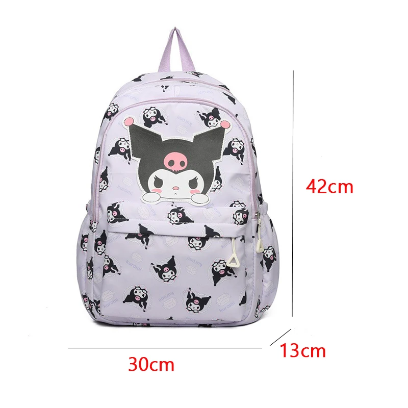Sanrio Backpack Anime Kuromi Cinnamoroll My Melody Student Bag Large Capacity Women Bag For Children Girls Birthday Gift image 6
