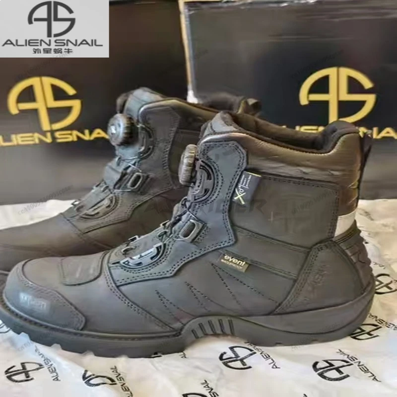 

Alien Snail MT-20 MT-30 MT-10 Motorcycle Rally Boots Anti-drop Waterproof Riding Shoes Locomotive Riding Boots motorcycle shoes